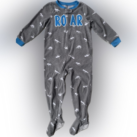 Carter's Other - Baby Boys Dino Roar Fleece Footed Pajamas Size 3T